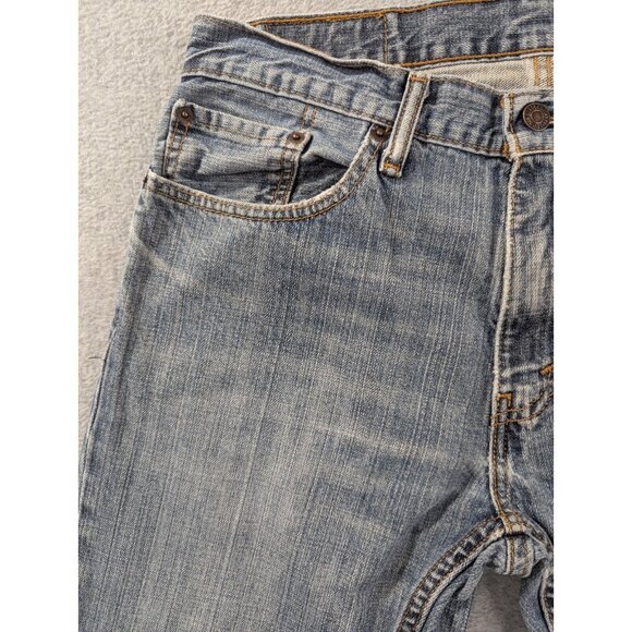 Levis 559 Jeans Mens Size 32x30 blue Classic Straight Faded Whiskers Y2K - Picture 3 of 14
